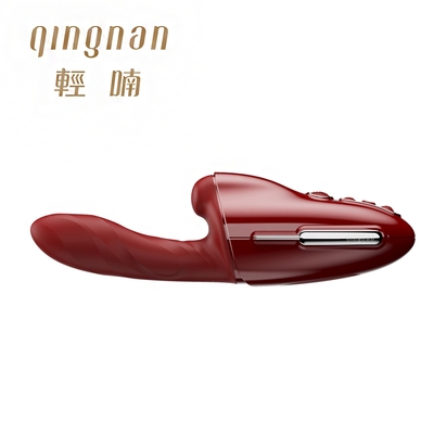 輕喃 qingnan #9伸縮旋轉加溫炮機套組 (紅)