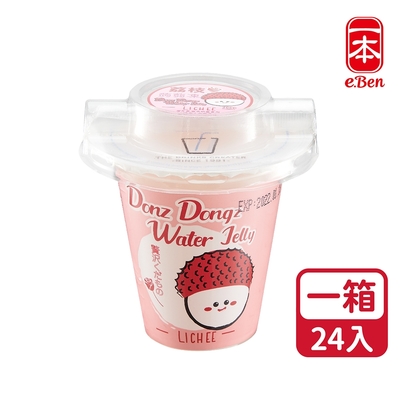 【E.Ben 一本】 【箱購｜24入】Donz Dongz 蒟蒻吸凍飲 200g 荔枝/蘋果/葡萄/蜂蜜檸檬