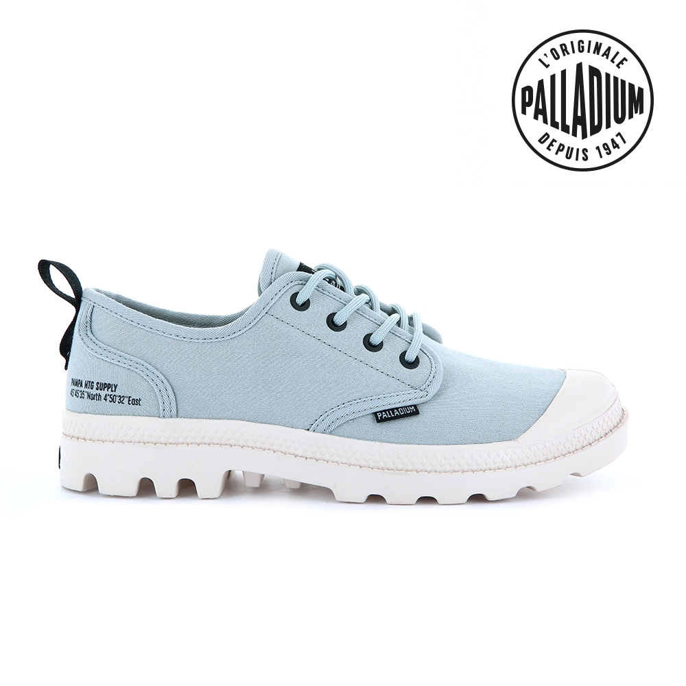 PALLADIUM PAMPA OX HTG SUPPLY有機棉低筒鞋-中性-粉藍