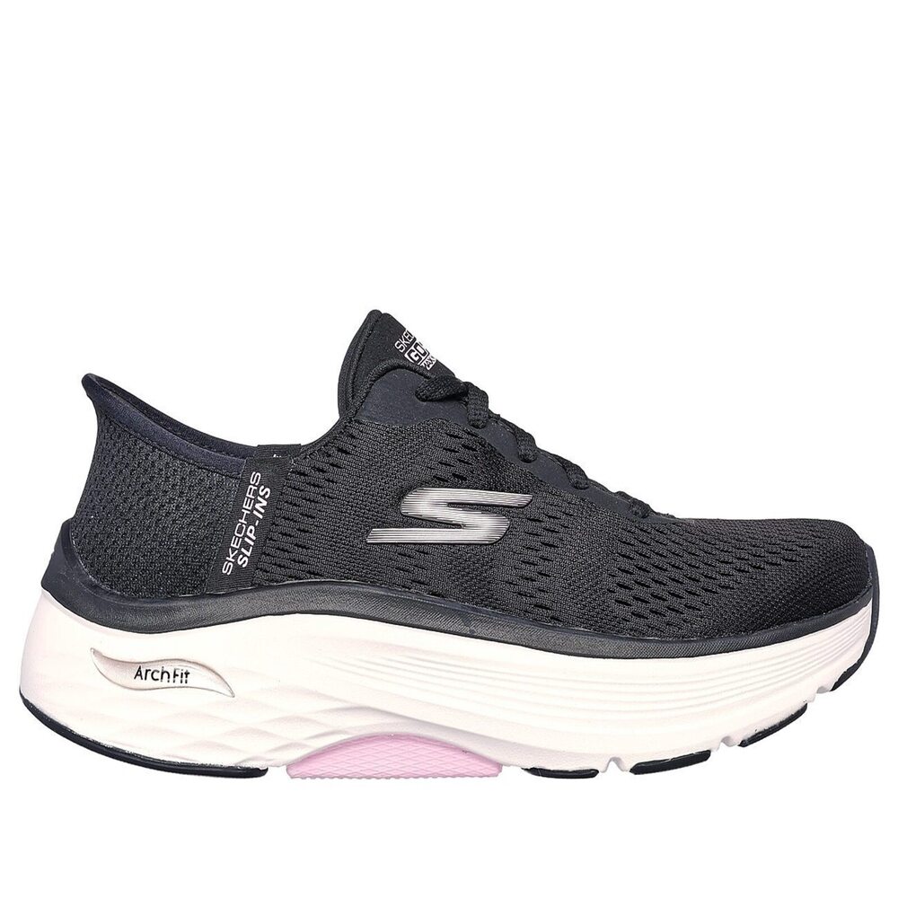 Skechers Go Run Max Cushioning Arch Fit [128930BKPK] 女慢跑鞋黑粉