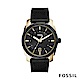 FOSSIL MACHINE 爵士都會時尚皮革手錶-男-黑/金 約42mm FS5263 product thumbnail 1