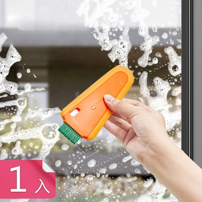 荷生活 家用簡易型刮水板清潔刷 廚房浴室流理台洗臉盆刮水除霧刮刀-1入