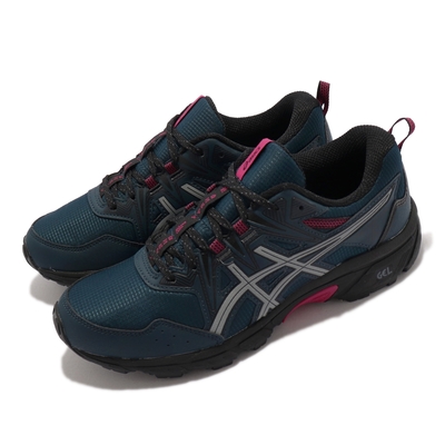 Asics 慢跑鞋 GEL-Venture 8 AWL 女鞋 亞瑟士 野跑鞋 避免刮傷 越野刻紋 亞瑟膠 藍紫 1012B162400