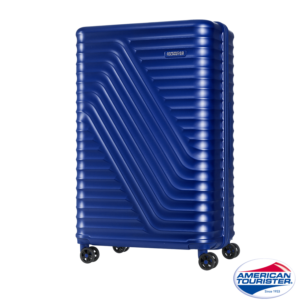 AT美國旅行者24吋High Rock流線硬殼TSA行李箱(電光藍)
