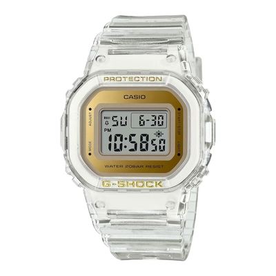 CASIO卡西歐 G-SHOCK 金色光芒電子錶(GMD-S5600SG-7)