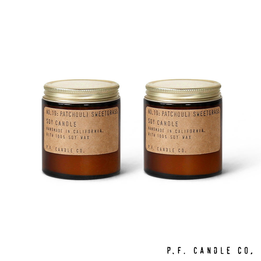 美國 P.F. Candles CO. No.19 廣藿香香草二入組 香氛蠟燭 99g*2