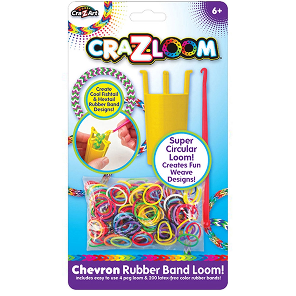 【美國Cra-Z-Art】Cra-Z-Loom 彩虹圈圈環形編織組 (顏色隨機)