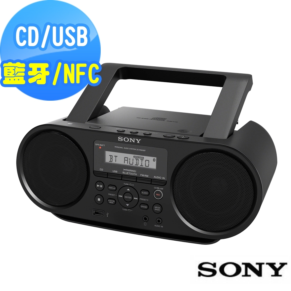 SONY NFC藍牙音樂播放器ZS-RS60BT（原廠公司貨）