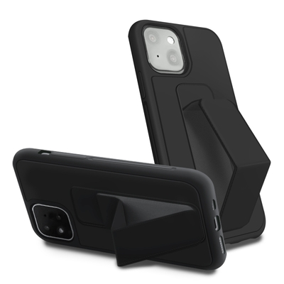 iPhone 13 mini 強力磁吸純色立架支架手機殼保護套 黑色款 13MINI手機殼 13MINI保護套