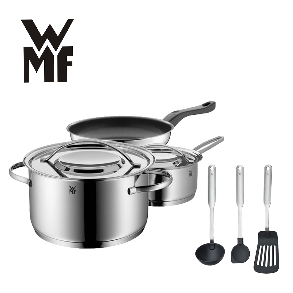 德國WMF GALA PLUS 鍋具三件套組+ 調理工具三件組
