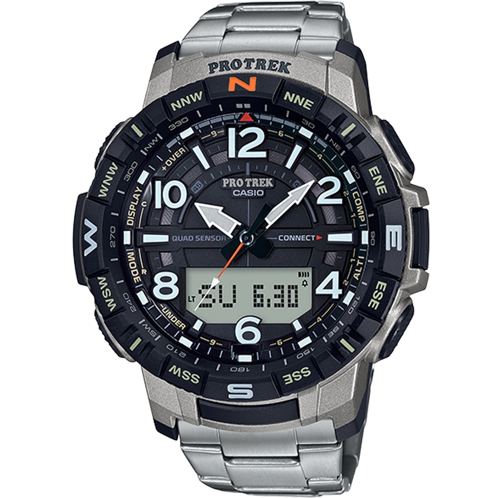 CASIO PRO TREK藍牙連結功能登山錶(PRT-B50T-7)