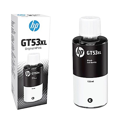 HP GT53XL 黑色 原廠高容量墨水瓶 1VV21AA