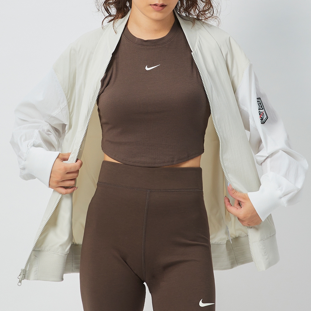 Nike NSW WVN VSY BMR JKT GCEL 女款 淺灰色 運動 休閒 舒適 夾克 外套 FQ0703-072