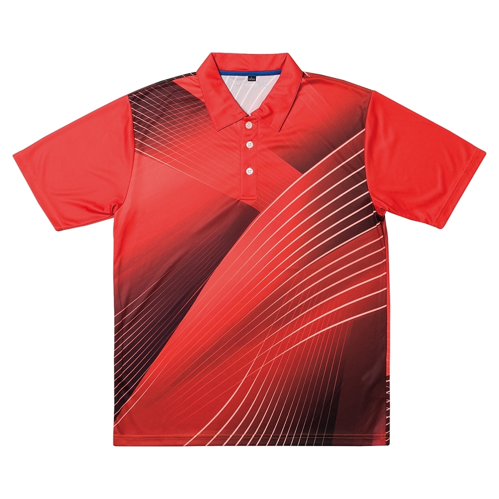 SASAKI SASAKI 吸濕排汗網球短袖上衣 男 紅/紫/藍 三色任選 product image 1