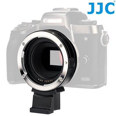 JJC佳能Canon副廠光圈快門自動對焦鏡頭轉接環CA-EF_EFM(具電子晶片和三腳架環功能)