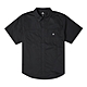 CONVERSE SOLID WOVEN CARPENTER BUTTON DOWN 短袖上衣 男 襯衫 黑色 10023410-A01 product thumbnail 1