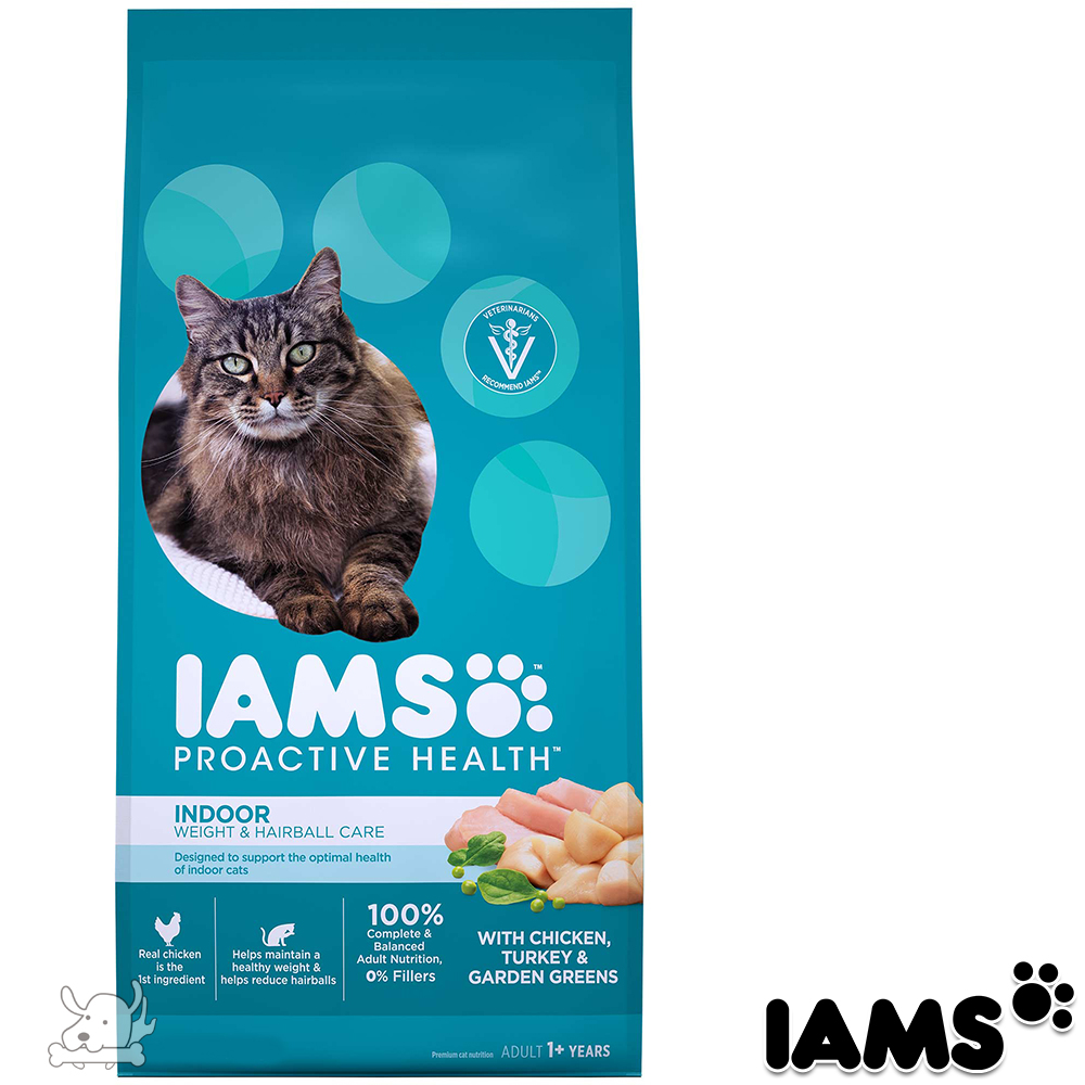 IAMS 愛慕思 健康優活 雞肉+火雞 室內成貓糧 3.5磅 2包組