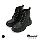 Material瑪特麗歐【全尺碼23-27】女鞋 靴子 MIT率性綁帶厚底短靴 T53602 product thumbnail 2
