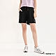 Hang Ten-女裝-REGULAR FIT冰絲織帶外抽繩吸濕排汗涼感短褲-黑 product thumbnail 1