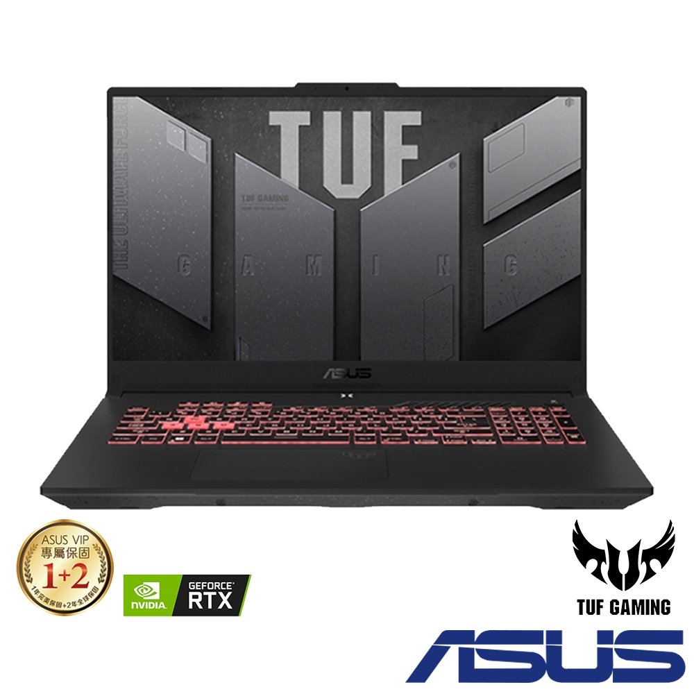 ASUS FA707RC 17吋電競筆電 (R7-6800H/RTX3050/24G/512G SSD/御鐵灰/TUF A17/特仕版)