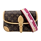 Louis Vuitton Diane 帆布印花肩背/斜背二用包(M46049-桃背帶) product thumbnail 1