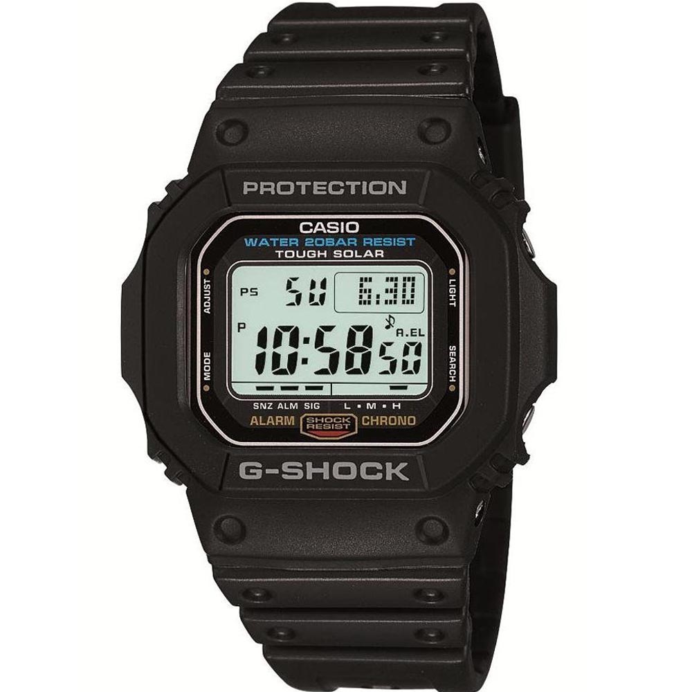 G-SHOCK 變身潮流經典運動休閒太陽能錶(G-5600E-1)-43.2mm