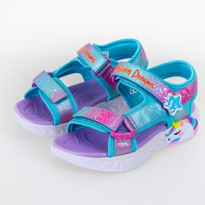 SKECHERS 女童涼拖鞋系列 UNICORN DREAMS SANDAL - 302682LPRMT