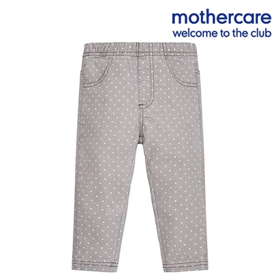 mothercare 專櫃童裝 灰色點點牛仔褲 (6-9個月)