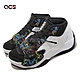 Nike 籃球鞋 Jordan Zion 2 GS 大童鞋 女鞋 黑 白 彩色 胖虎 Multi 塗鴉 氣墊 DV1003-003 product thumbnail 1