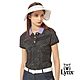 【Lynx Golf】女款合身版吸排抗UV機能精美配色領滿版Lynx字樣印花短袖POLO衫/高爾夫球衫(二色) product thumbnail 12