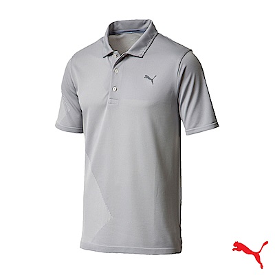 PUMA GOLF 男運動翻領上衣 灰 576123 02