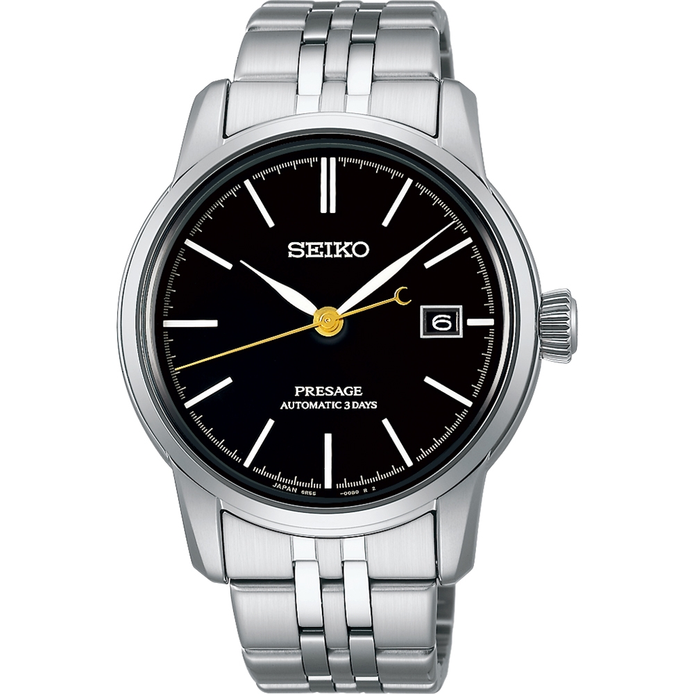 【黑標款】SEIKO 精工 Presage Isshu Tamura 職人漆藝機械腕錶-40.2mm(6R55-00C0D/SPB405J1)