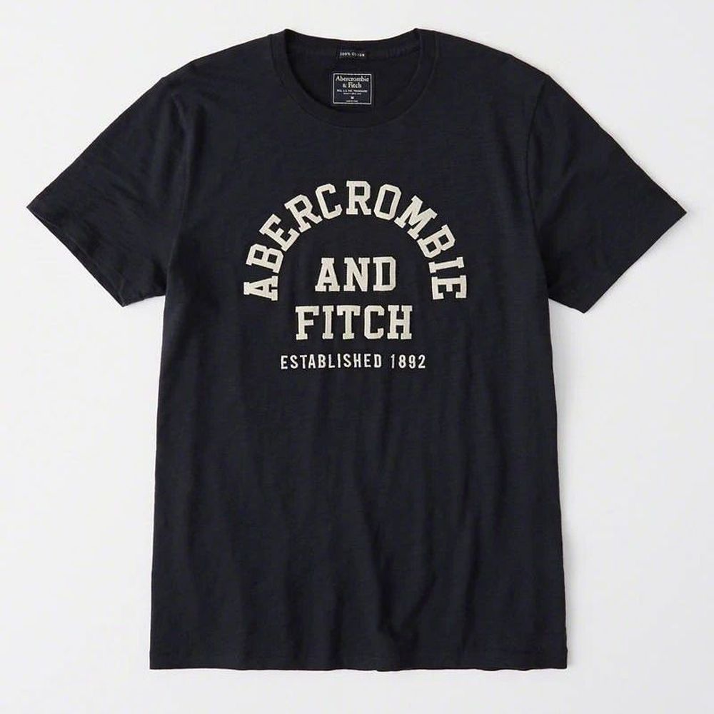 AF a&f Abercrombie & Fitch 短袖 T恤 藍 0974