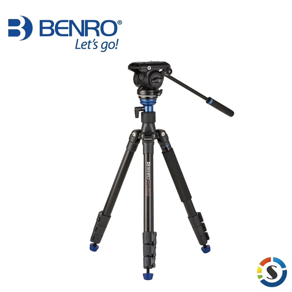 BENRO百諾 A2883FS4PRO 油壓雲台攝影腳架套組(Aero4)