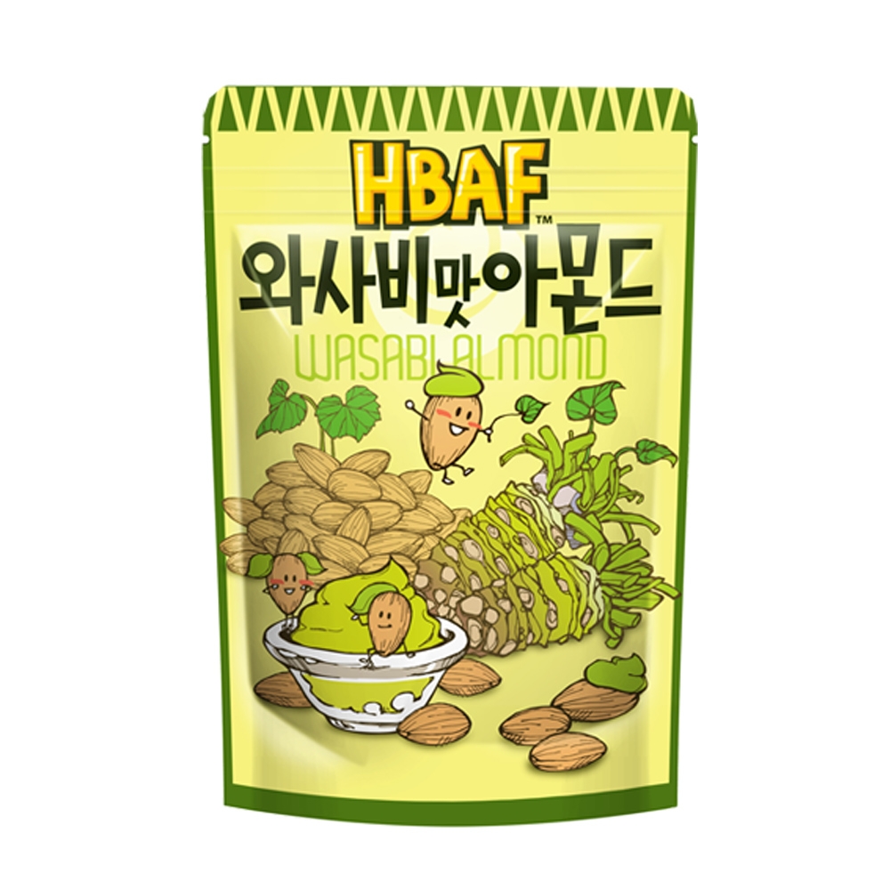 HBAF 杏仁果-山葵味(120g)