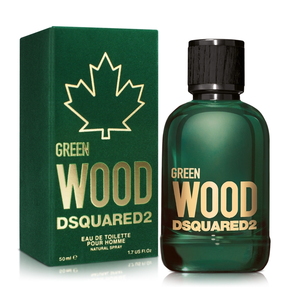 DSQUARED2 GREEN WOOD 心動綠男性淡香水50ml