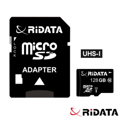 RIDATA錸德 Micro SDXC UHS-I Class10 128GB 手機專用記憶卡