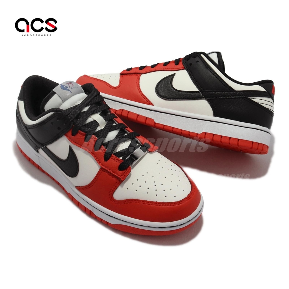 Nike 休閒鞋Dunk Low Retro 男鞋EMB 芝加哥公牛隊限量黑紅DD3363100