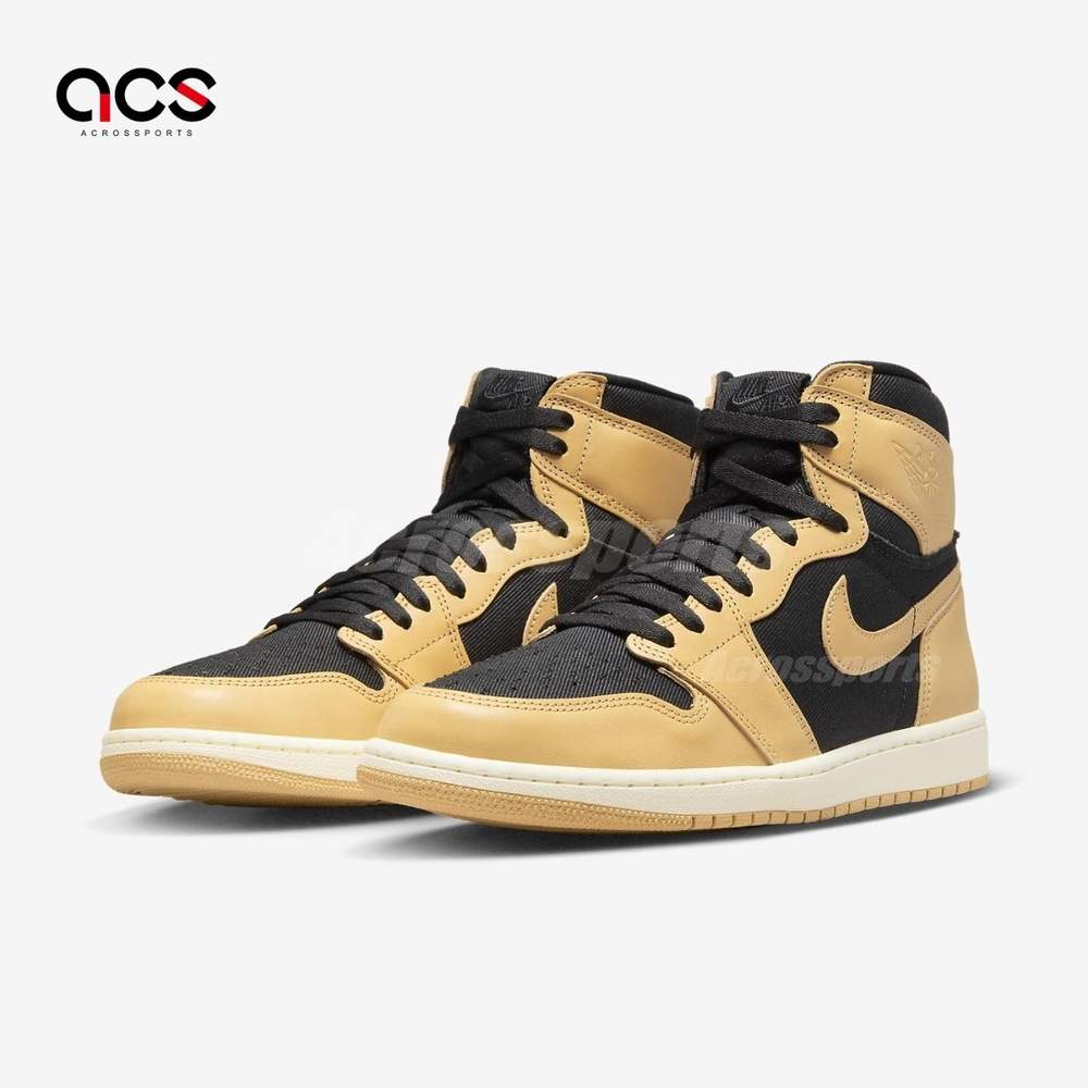 Nike 休閒鞋 Air Jordan 1 Retro High OG 淺咖 奶茶色 黑 男鞋 AJ1 一代 555088-202