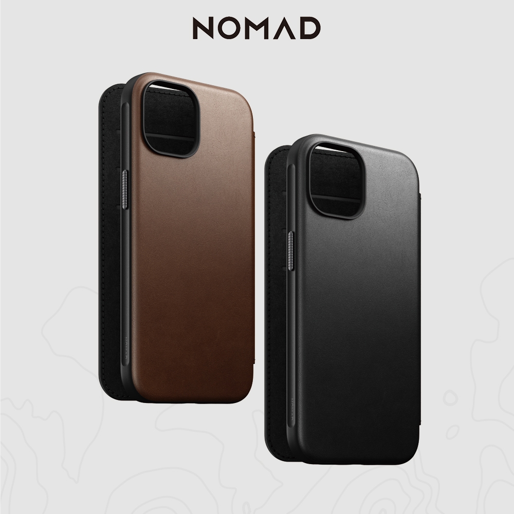 美國NOMAD 嚴選Classic皮革保護套-iPhone 15 (6.1")