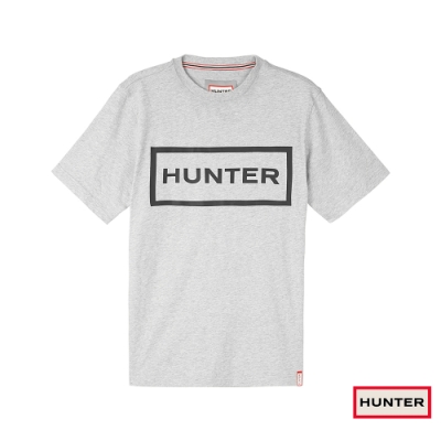 HUNTER - 男裝-方框LOGO短上衣 - 灰