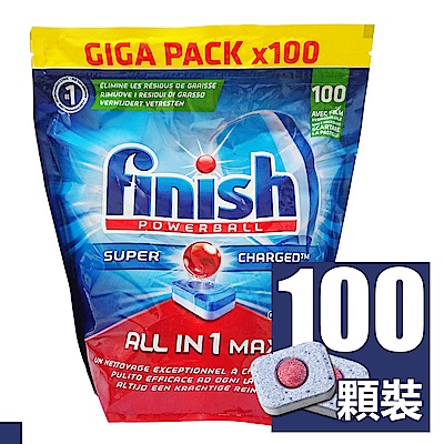 FINISH 洗碗機全效洗碗錠 100顆(袋裝)