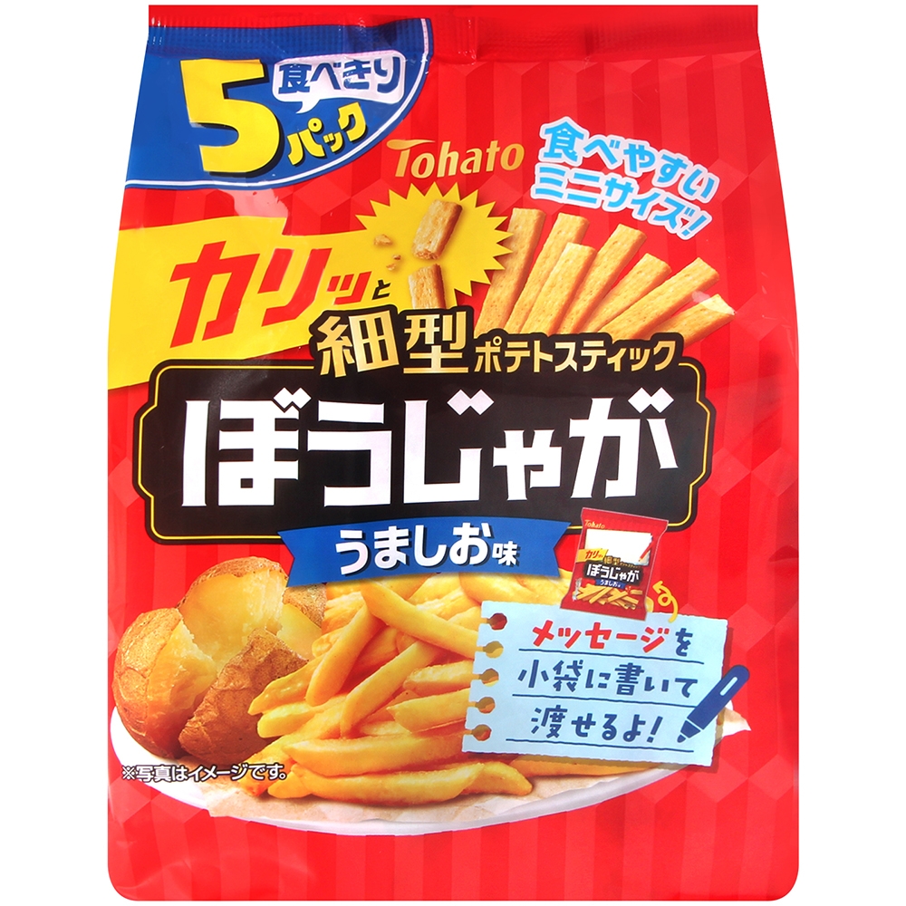 (即期良品)東鳩 棒棒薯條-鹽味[5袋入] (80g)