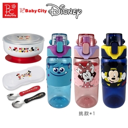 Baby City迪士尼學習吸盤碗+餐具+水瓶