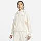 NIKE 外套 女款 運動連帽外套 搖粒絨 AS W NK ONE TF FZ HOODIE POLAR 米色 FB5639-110 product thumbnail 1