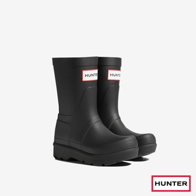 HUNTER - 中性-Original 2.0霧面厚底短靴-黑色