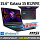 msi微星 Katana 15 B12VFK-071TW 15.6吋 電競筆電 (i7-12650H/16G/1T+512G/RTX4060-8G/W11-雙碟特仕版) product thumbnail 1