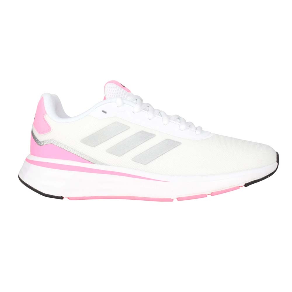 ADIDAS 女慢跑鞋-輕量 避震 愛迪達 GY9232 白粉紅銀