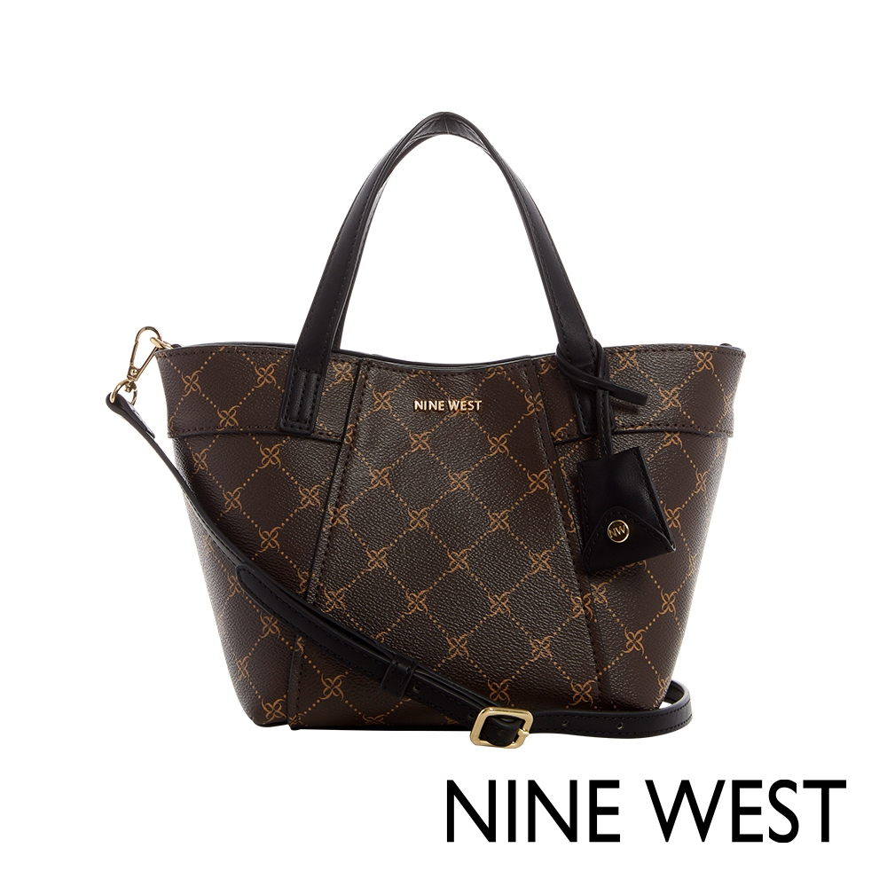 NINE WEST SUNNYSIDE經典MINI水餃包-經典LOGO紋(118675)