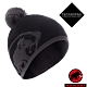 長毛象 Snow Beanie 超輕彈性雙層針織保暖羊毛帽_黑/鈦金灰 product thumbnail 1